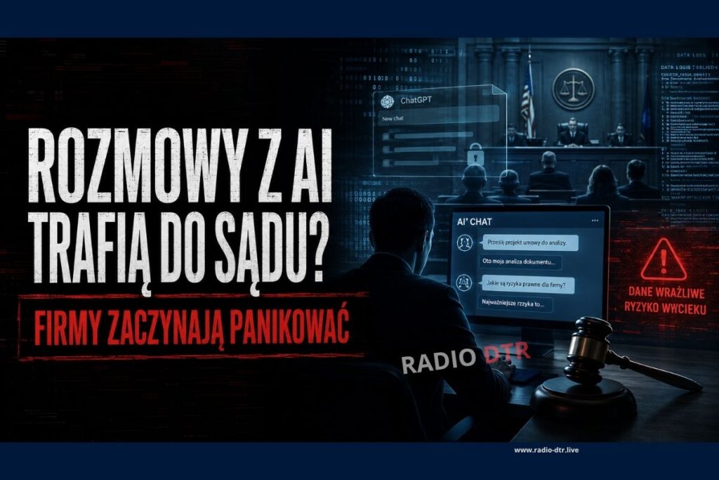 Czy rozmowy z AI mogą trafić do sądu?