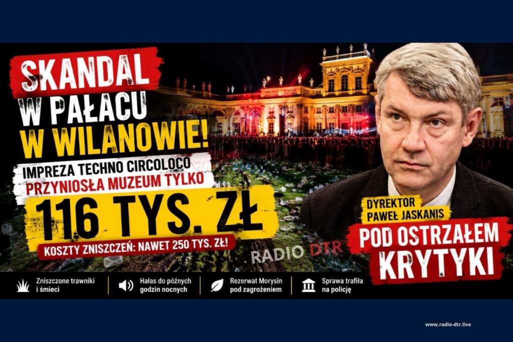 Techno w Wilanowie. 116 tys. zł i polityczna burza