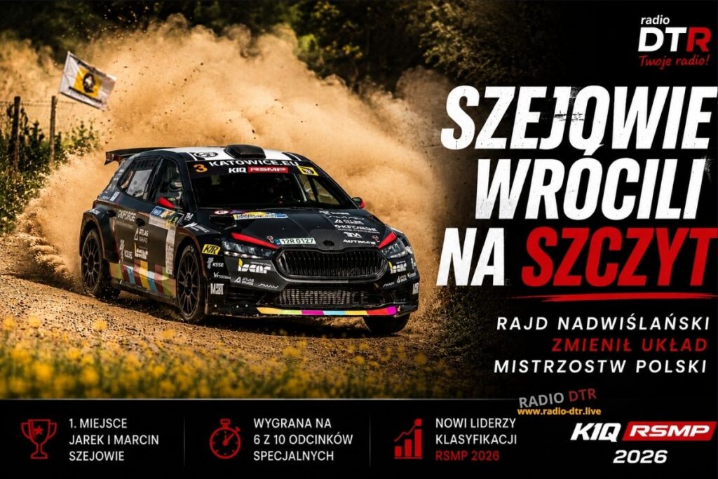 Szejowie wracają na szczyt. Triumf w Rajdzie Nadwiślańskim zmienia układ mistrzostw