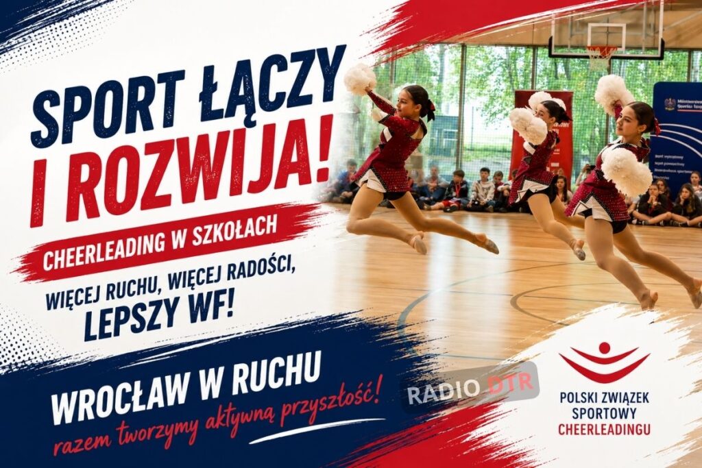 Wrocław stawia na nowoczesny WF. Cheerleading wchodzi do szkół