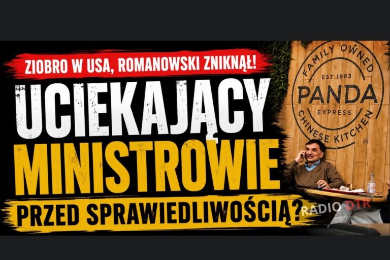 Ziobro przy Panda Express. Symboliczny obraz politycznej ucieczki?