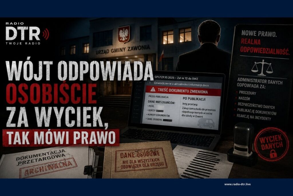 Dziś wójt Zawoni odpowiada już osobiście