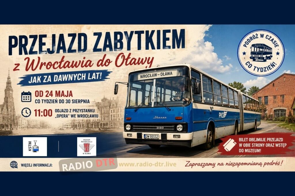 Z Wrocławia do Oławy jak za dawnych lat. Zabytkowy Ikarus rusza w trasę