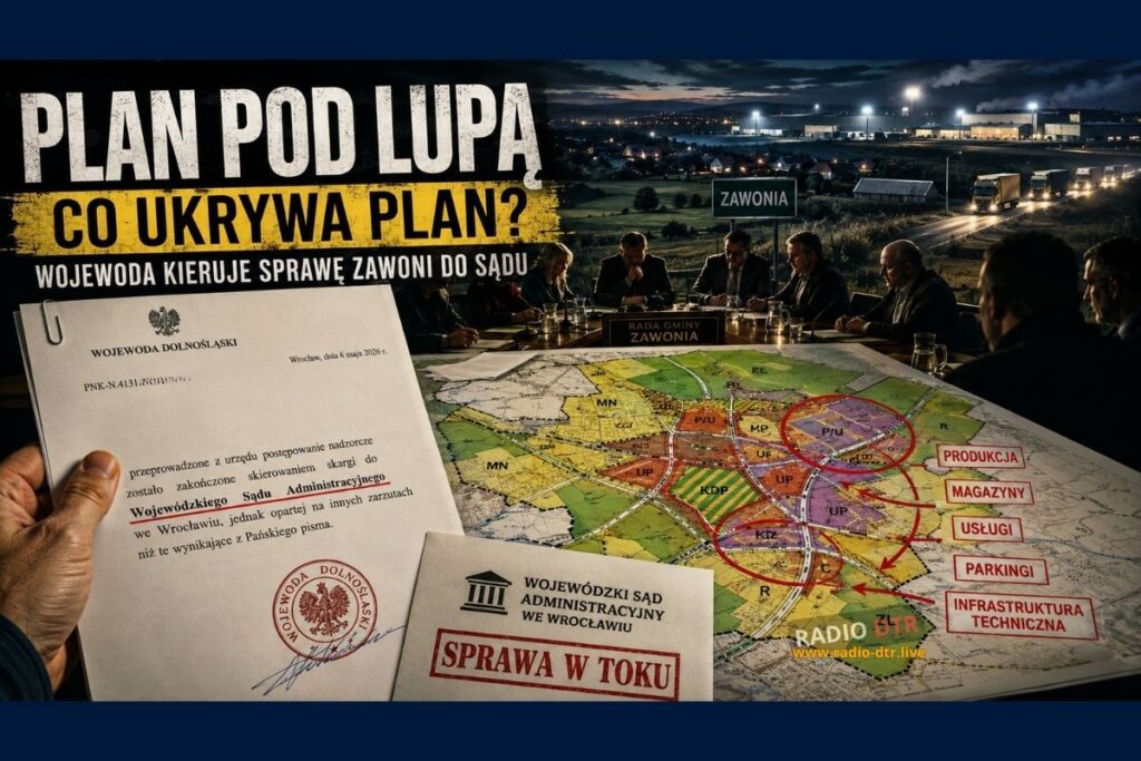 Plan dla mieszkańców czy dla inwestorów? Zawonia pod lupą wojewody i sądu