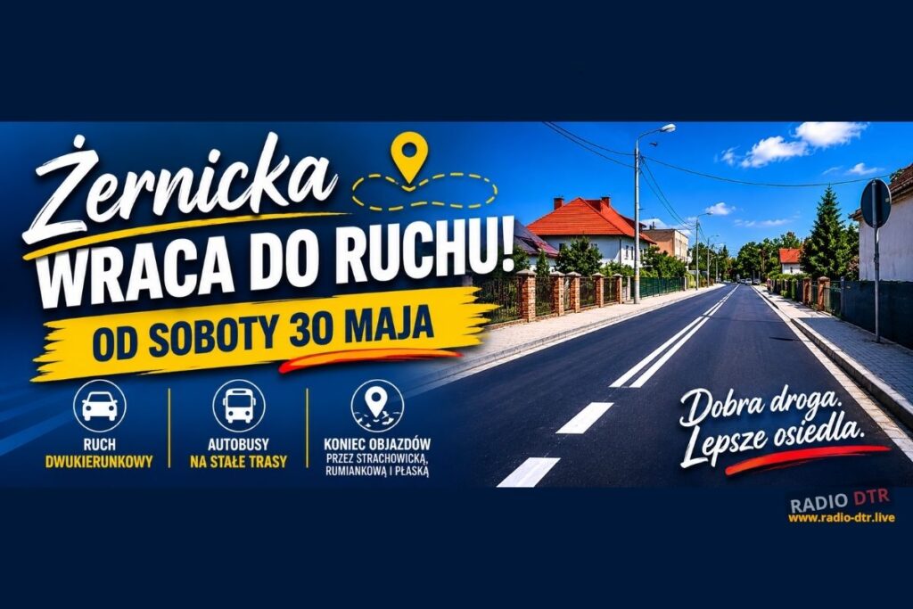 Żernicka wraca do życia. Koniec objazdów po 2,5 miesiąca remontu