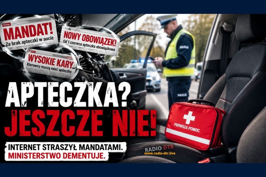 Apteczka w samochodzie? Kierowcy nie muszą jeszcze jej wozić