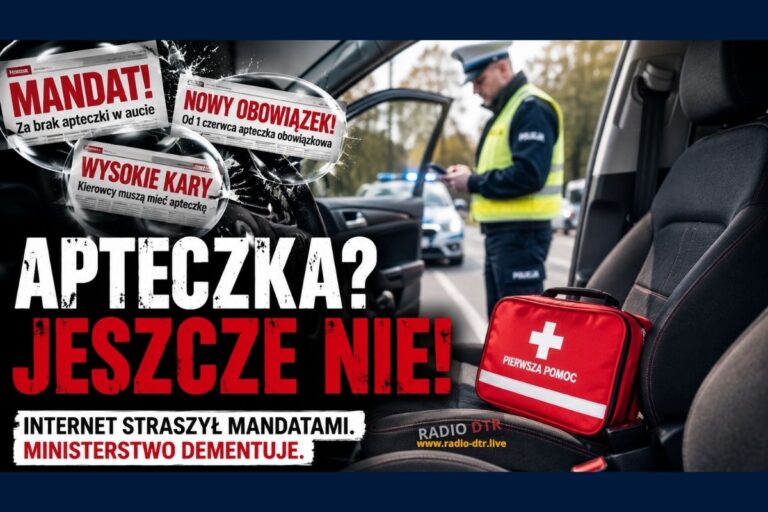Apteczka w samochodzie? Kierowcy nie muszą jeszcze jej wozić