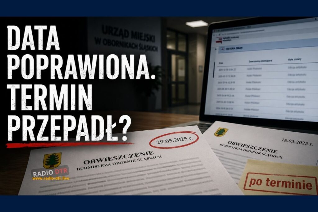 Błąd w dacie. Termin dla mieszkańców przepadł?