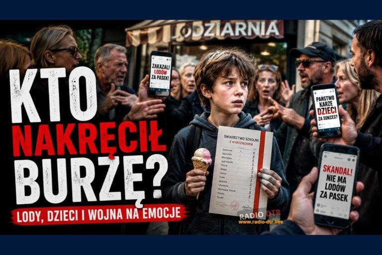 Manipulacja czy troska o dzieci? Jak „lody za pasek” stały się ogólnopolską burzą