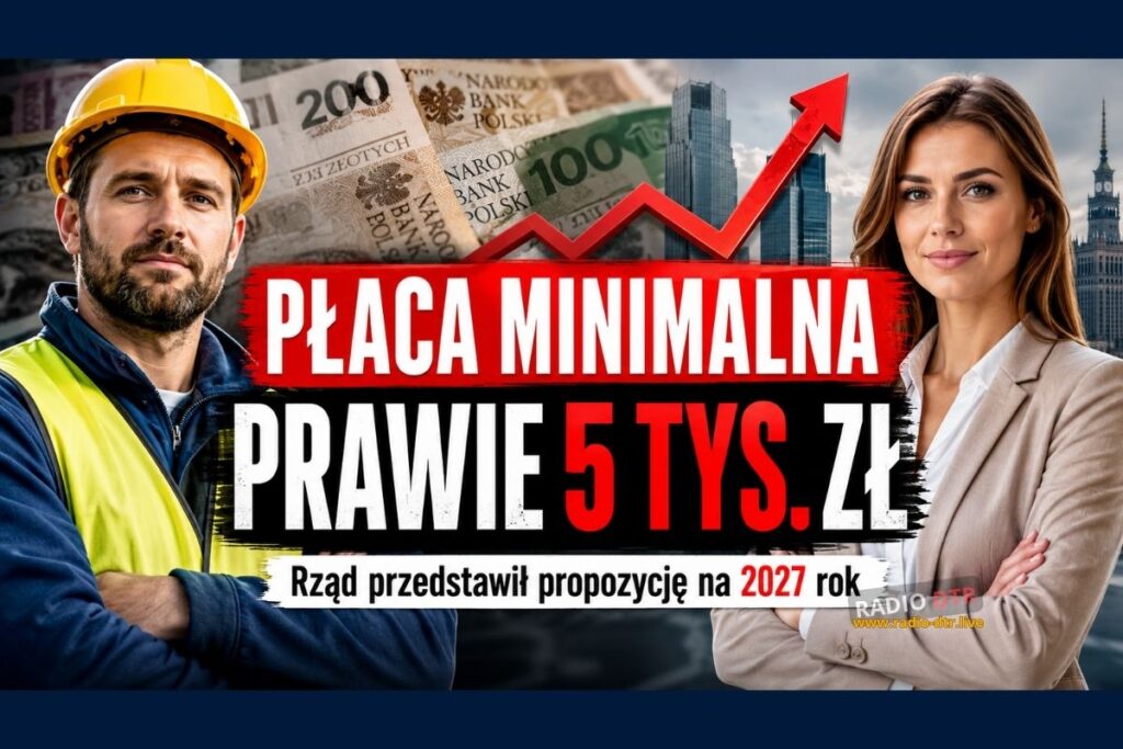 Płaca minimalna znów w górę. Rząd chce niemal 5 tys. zł brutto od 2027 roku