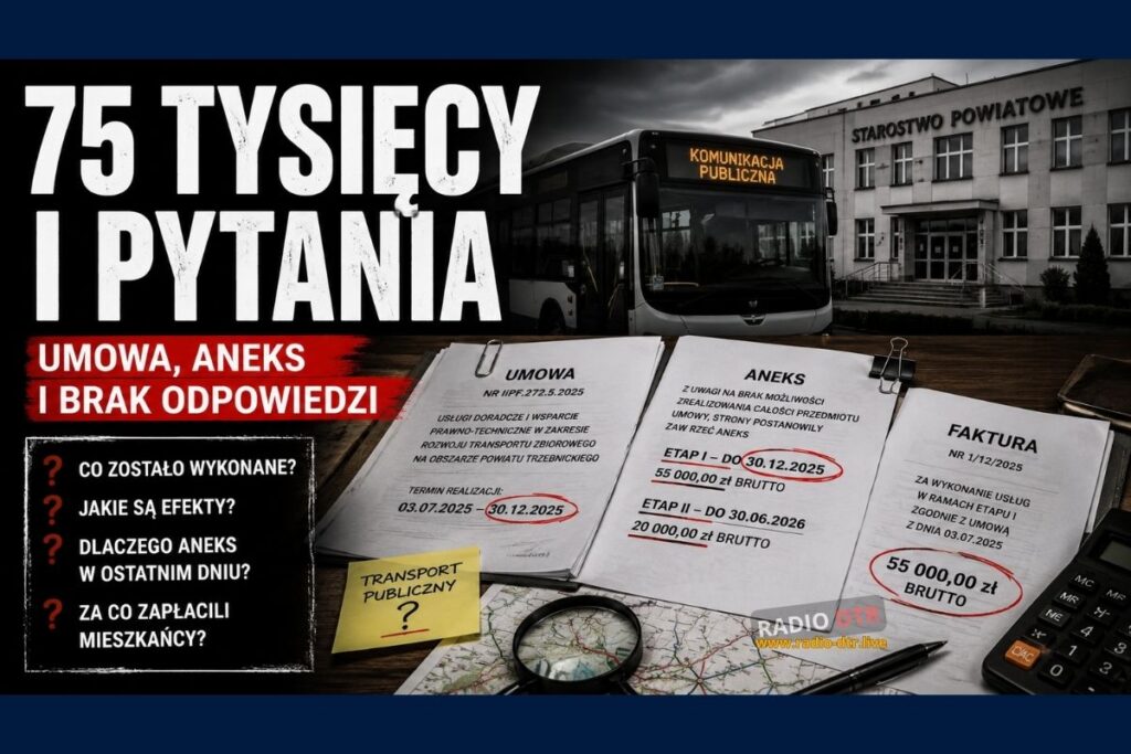 Transport za publiczne pieniądze. Umowa, aneks i pytania o efekty