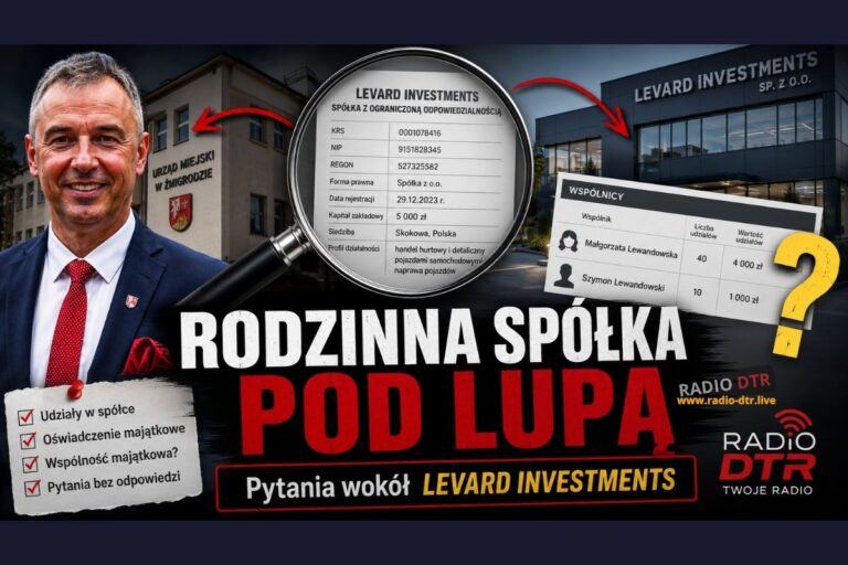 Spółka w rodzinie burmistrza. Czy wszystko widać w oświadczeniu majątkowym?