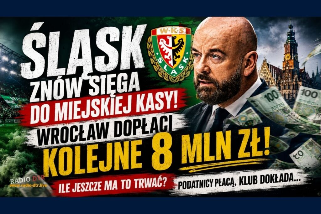 Śląsk znów sięga do miejskiej kasy. Wrocław dopłaci kolejne 8 mln zł