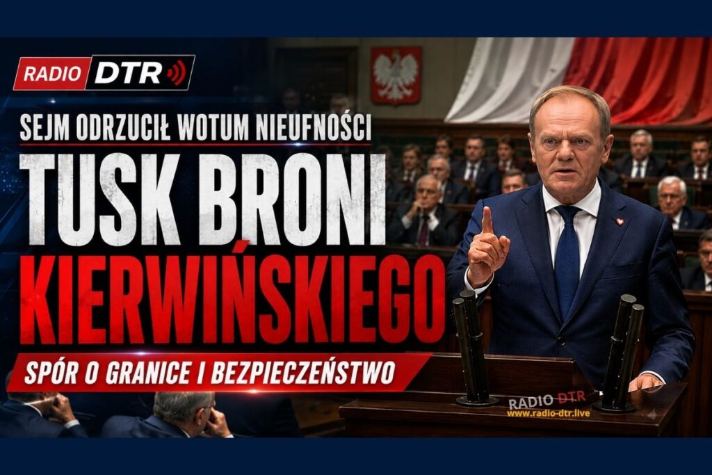 Tusk broni Kierwińskiego. Sejm odrzucił wotum nieufności