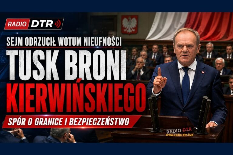 Tusk broni Kierwińskiego. Sejm odrzucił wotum nieufności