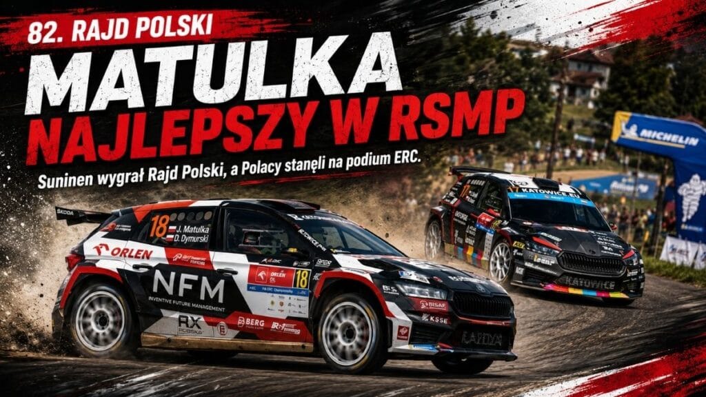 Matulka najlepszy w RSMP, Suninen wygrał Rajd Polski. Polacy na podium mistrzostw Europy