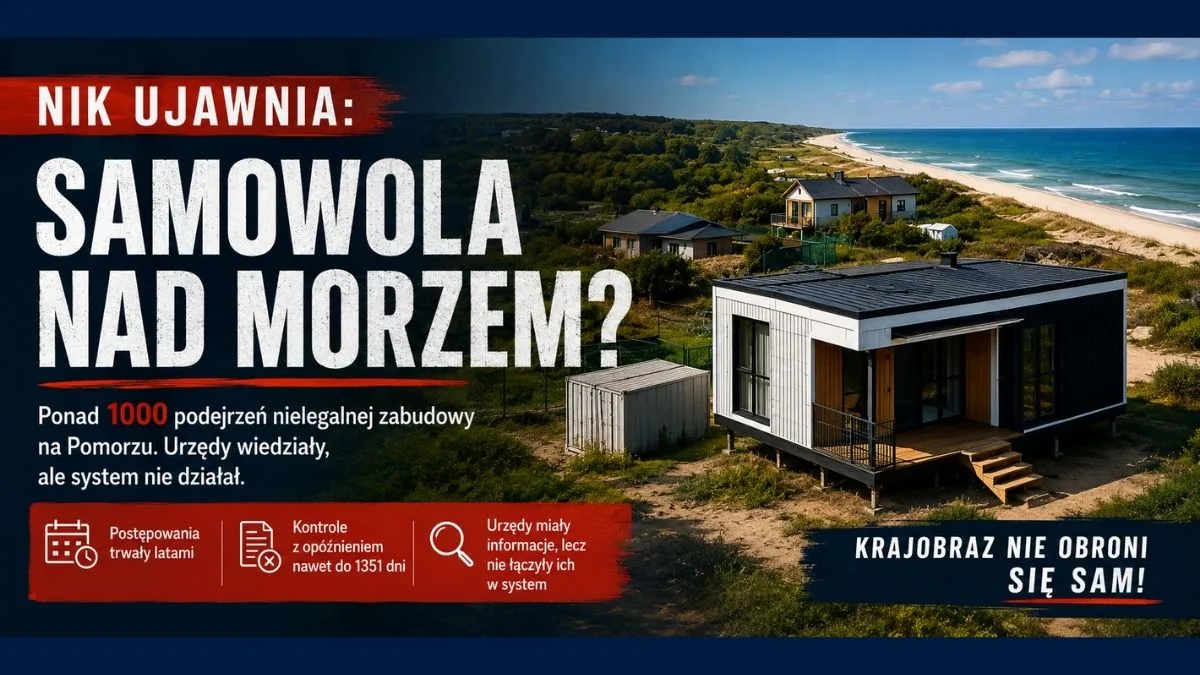 budowlana samowolo nad morzem