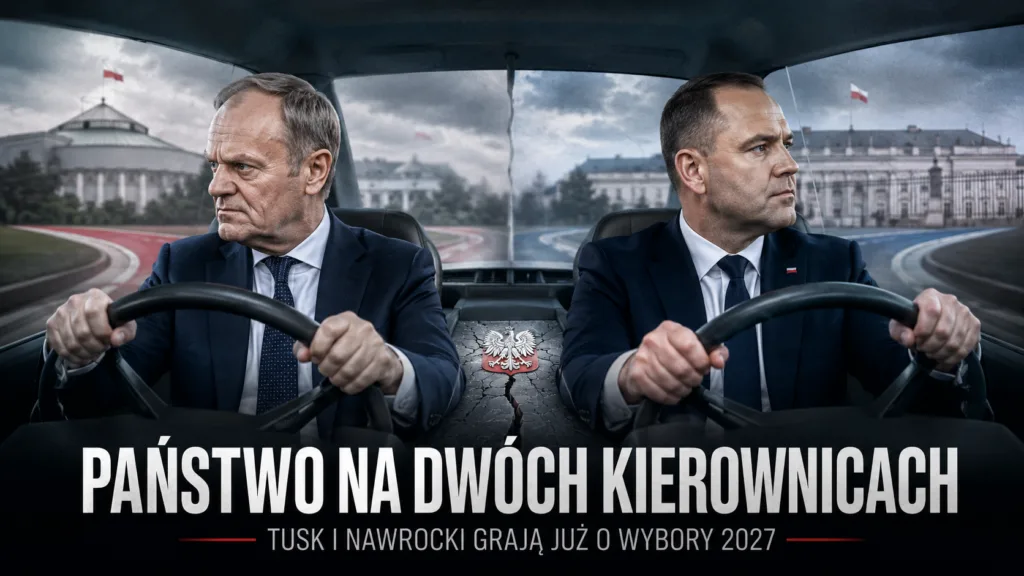 Państwo na dwóch kierownicach. Tusk i Nawrocki grają już o wybory 2027