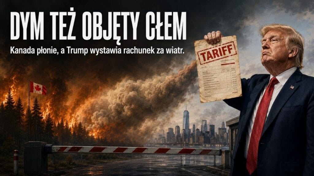Kanada płonie, Trump wystawia rachunek za dym. Polityka winy zamiast współpracy