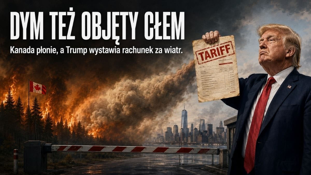 dym objety cłem z usa