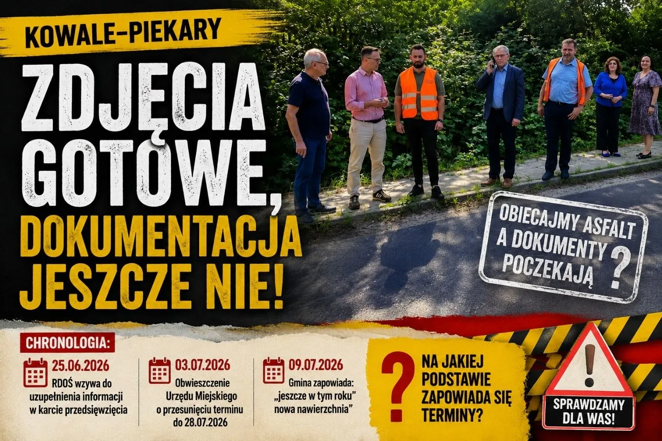 ilustracja do artykulu asfalt wczesniej niz dokumenty