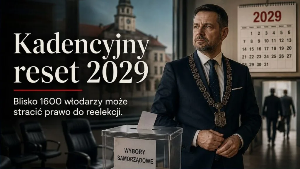 Kadencyjny reset w 2029 roku. Nawet 1600 włodarzy może wypaść z wyborów