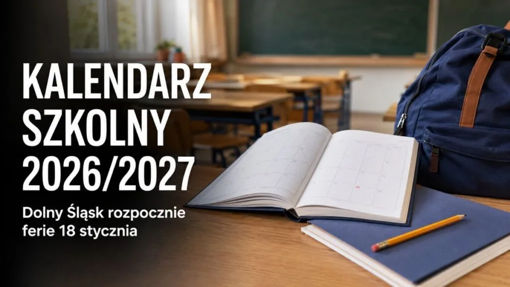 Kalendarz roku szkolnego 2026/2027. Kiedy ferie, przerwy i dni wolne na Dolnym Śląsku?