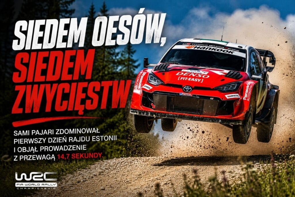 Sami Pajari nie do zatrzymania. Siedem oesów i siedem zwycięstw w Estonii