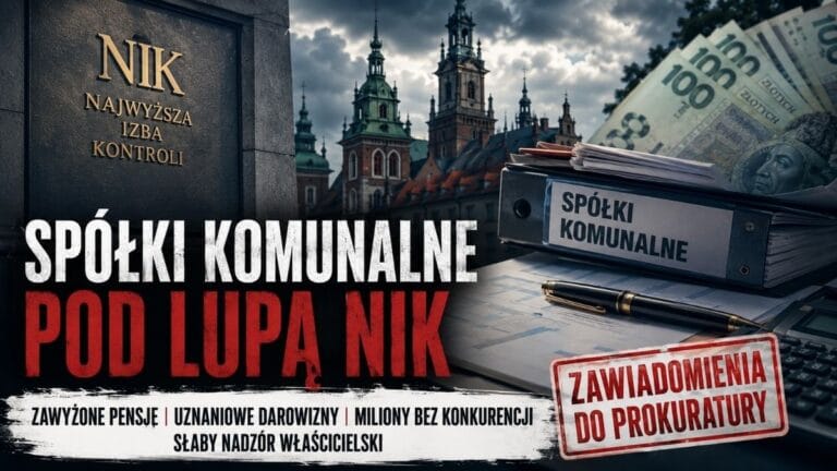 Miejskie spółki pod lupą NIK. Zawyżone pensje, uznaniowe darowizny i miliony bez konkurencji