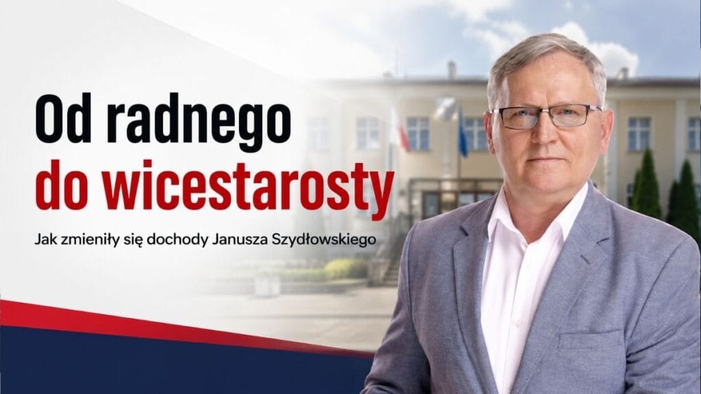 Od radnego do wicestarosty. Jak zmieniły się dochody Janusza Szydłowskiego?