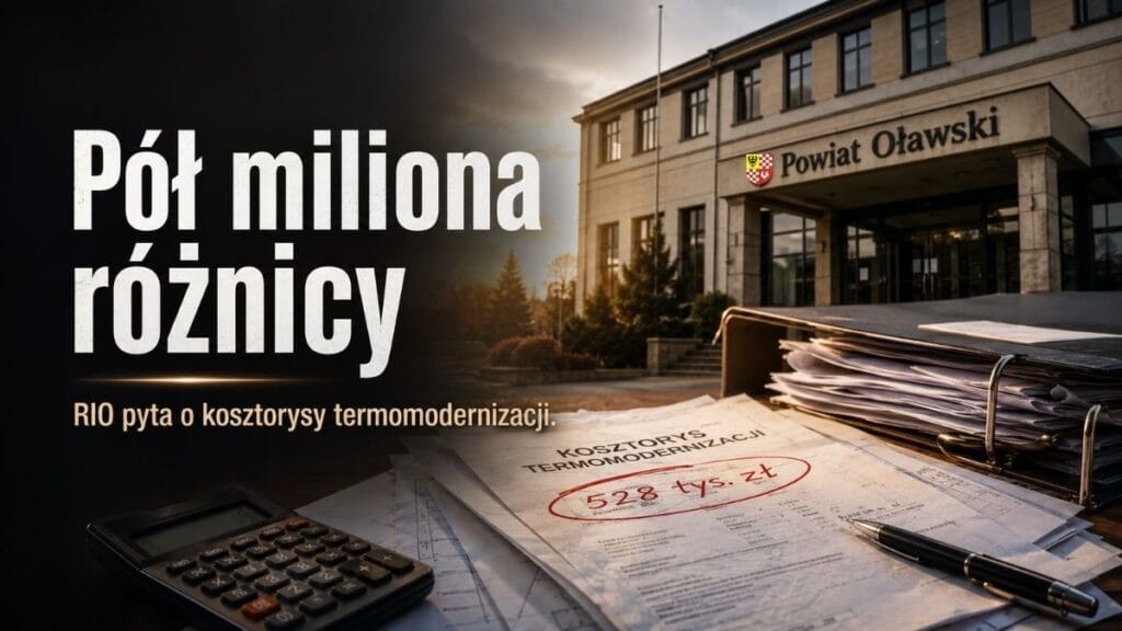 Pół miliona różnicy przy termomodernizacji. Jak Powiat Oławski oszacował zamówienie?