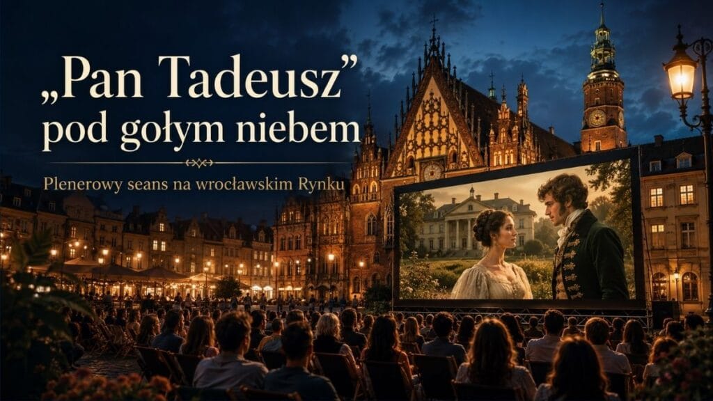 „Pan Tadeusz” pod gołym niebem. Wrocławski Rynek zamieni się w wielką salę kinową