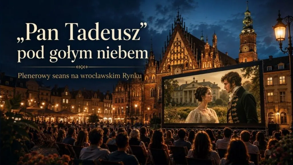 „Pan Tadeusz” pod gołym niebem. Wrocławski Rynek zamieni się w wielką salę kinową