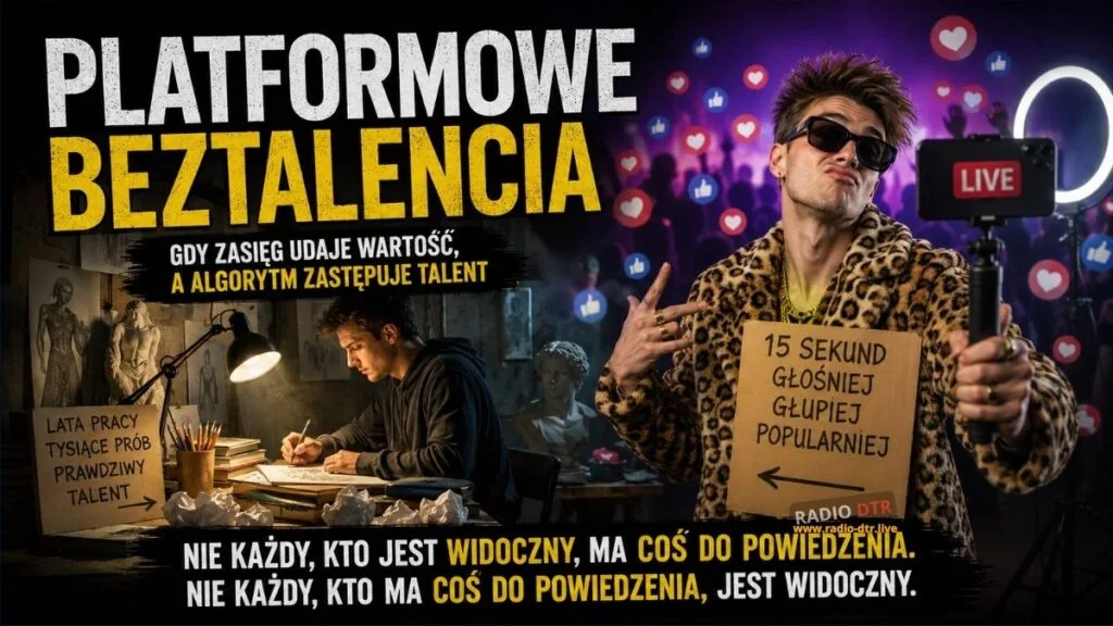Platformowe beztalencia. Gdy zasięg udaje wartość
