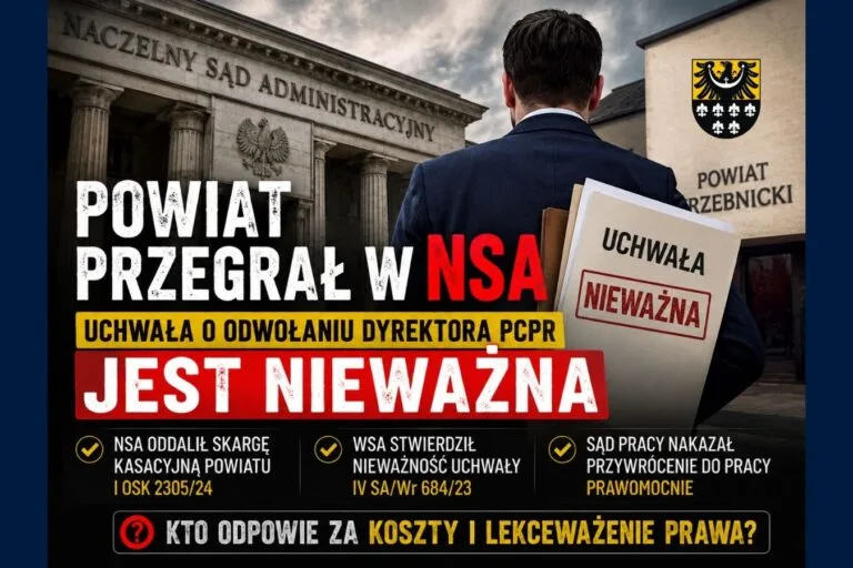 powiat przegral w nsa z korytkowskim