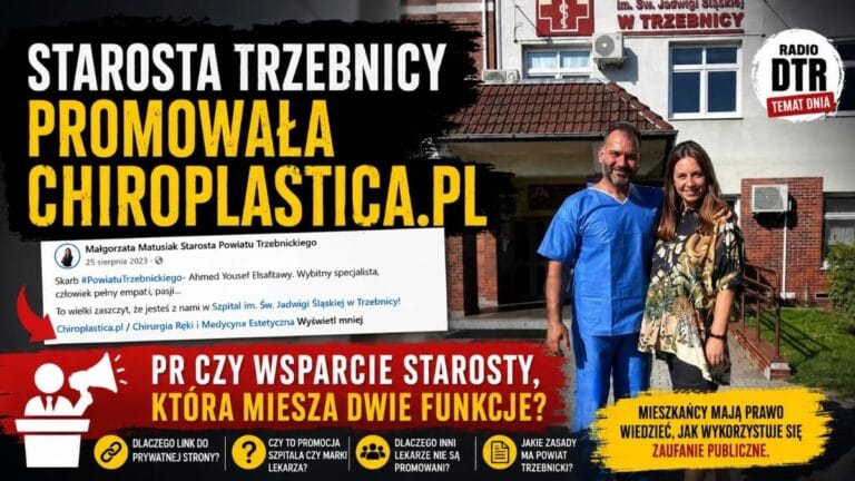 starosta i promocja szpitala tylko ktorego