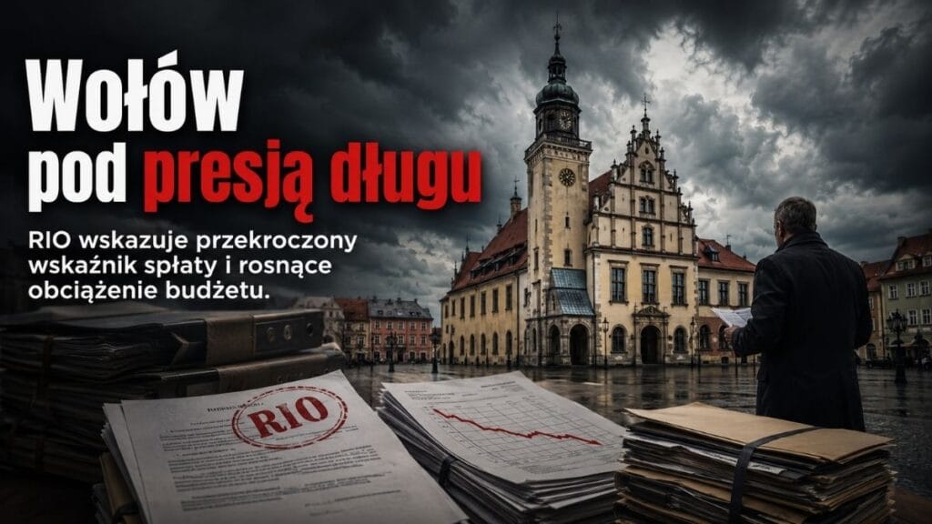 Wołów wydał ponad 15 mln zł na spłatę i obsługę długu. RIO wskazuje przekroczony wskaźnik