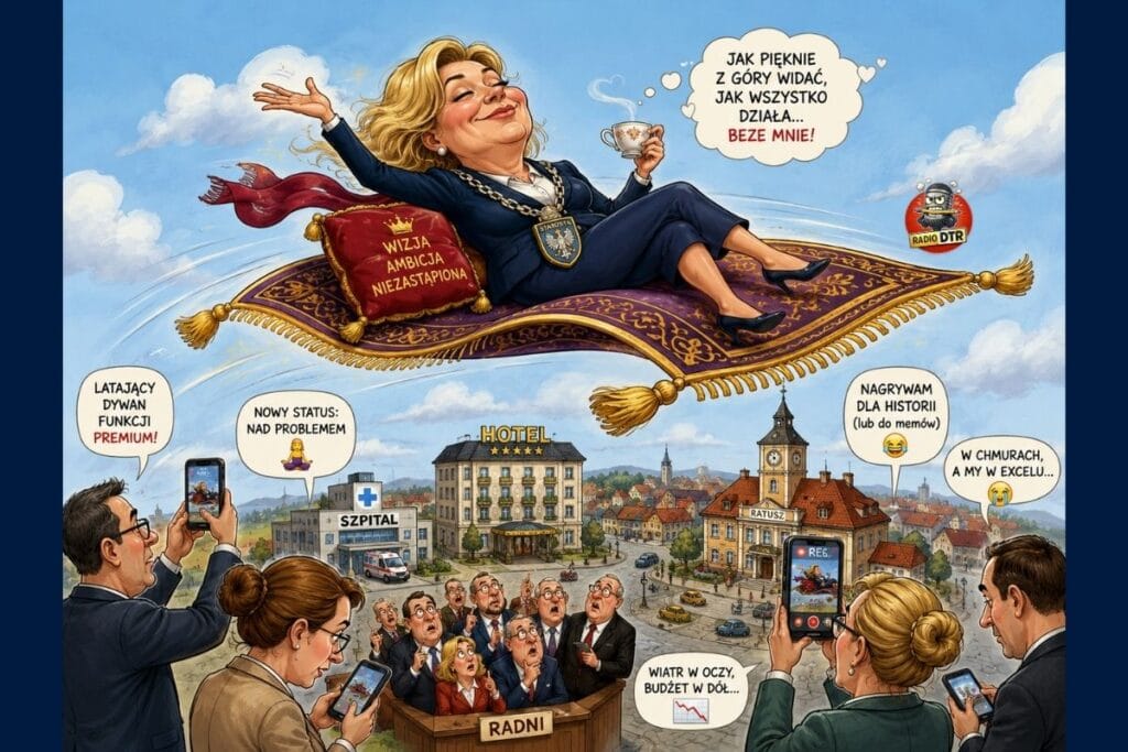 Humor Radia DTR: Władza odleciała. Radni patrzą.