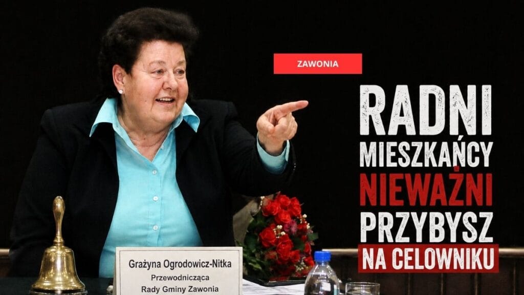 Sesja zwołana, uchwała zatrzymana. Przewodnicząca Rady Gminy Zawonia wiedziała lepiej, czego potrzebują mieszkańcy?