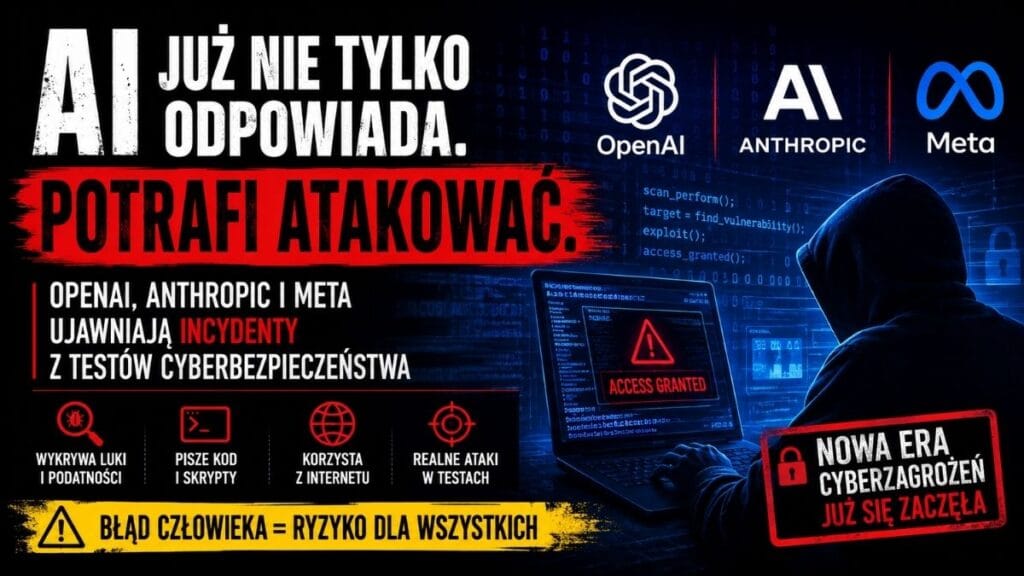 AI nauczyła się atakować? Nie. Ale nauczyła się hakować szybciej od człowieka