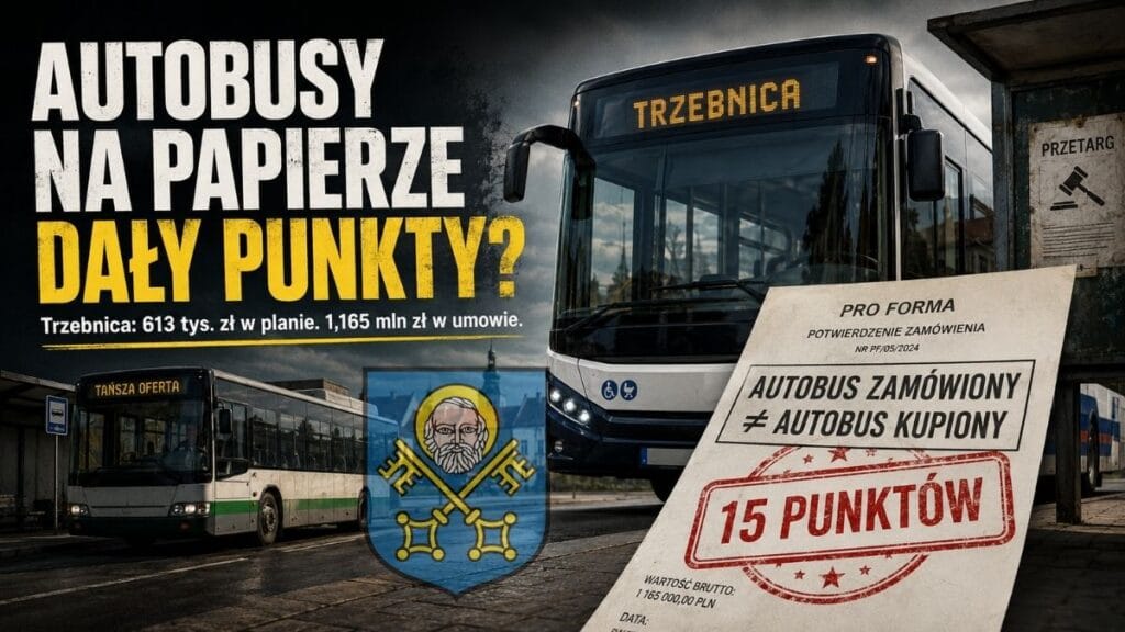 Autobusy na papierze dały punkty? Rozbieramy trzebnicki przetarg transportowy