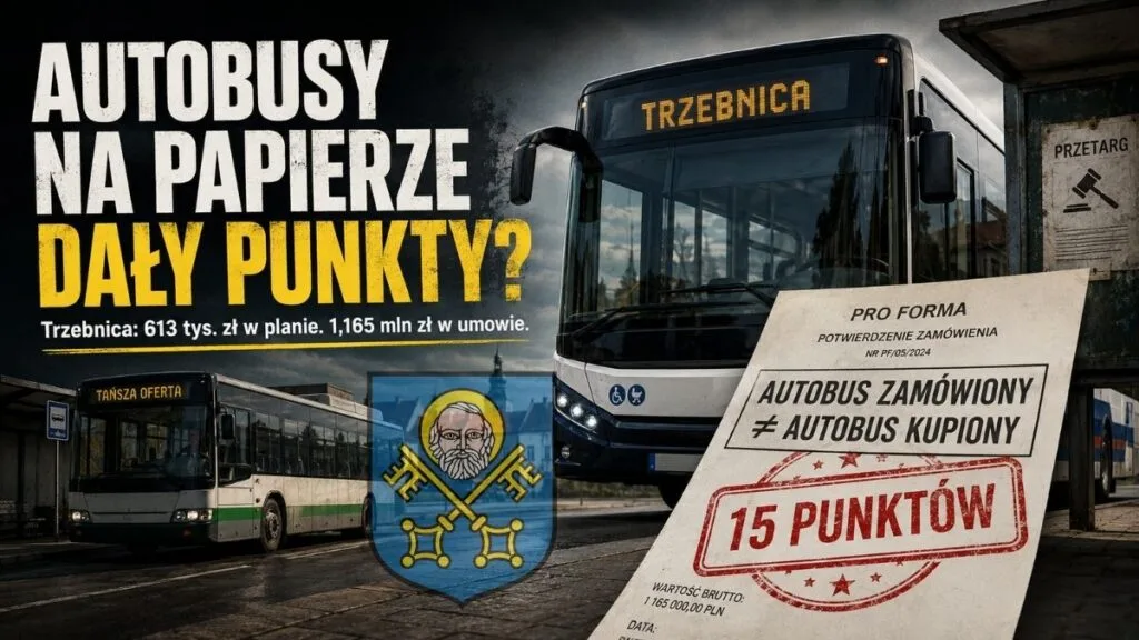 Autobusy na papierze dały punkty? Rozbieramy trzebnicki przetarg transportowy