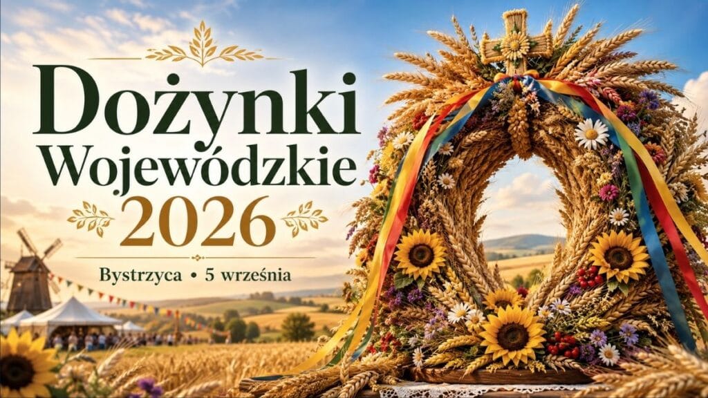 Dożynki Wojewódzkie 2026 w Bystrzycy. Reni Jusis i Zakopower gwiazdami wieczoru