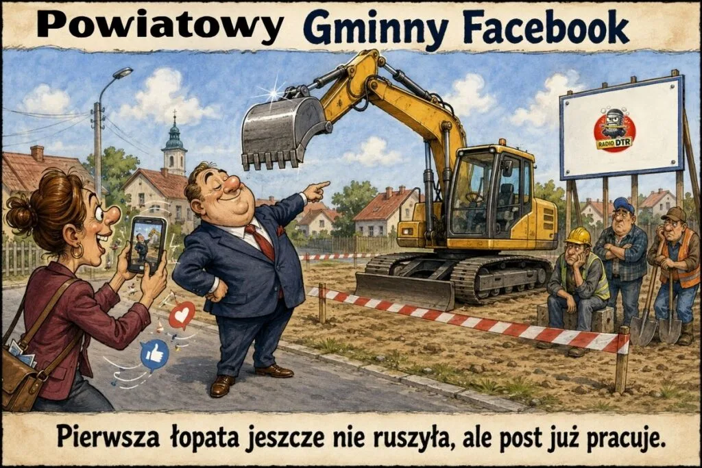 Powiatowy Gminny Facebook — inwestycja rusza od najważniejszego etapu: zdjęcia. 😄