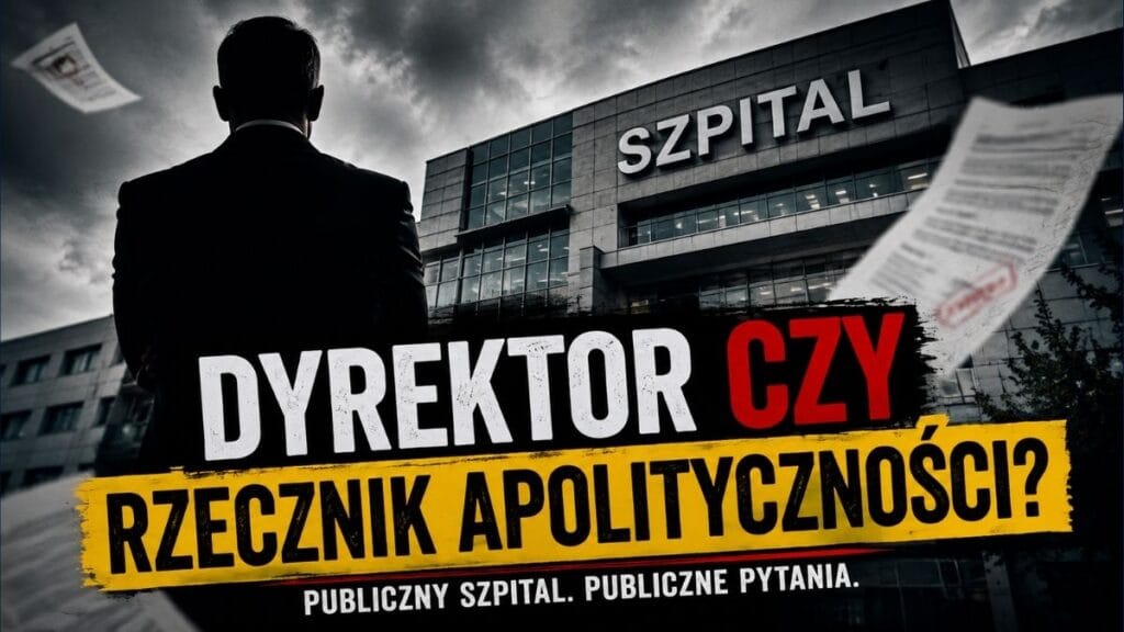 Dyrektor szpitala czy strażnik politycznej neutralności? Osobliwa odpowiedź z Kolbuszowej