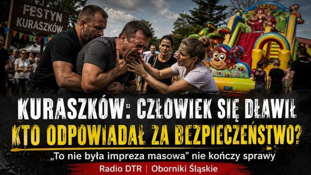 Kuraszków: „to nie była impreza masowa” nie kończy sprawy. Gmina potwierdza brak dokumentów, odpowiedzialnych osób i analizy zdarzenia