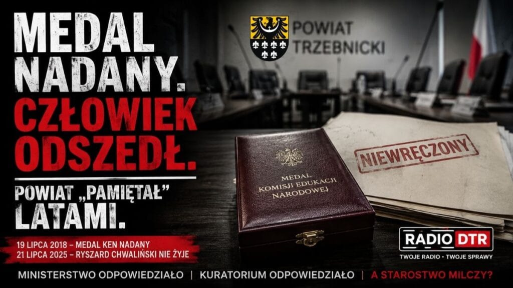 Medal nadany. Człowiek odszedł. A powiat przez lata „pamiętał”