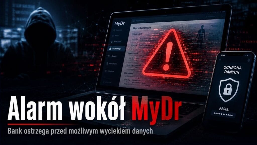 Bank ostrzega przed możliwym wyciekiem danych 19 mln Polaków. Co naprawdę wiadomo o MyDr?