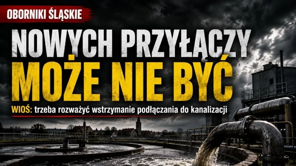Nowych przyłączy może nie być. WIOŚ: trzeba rozważyć wstrzymanie podłączania do kanalizacji w Obornikach Śląskich