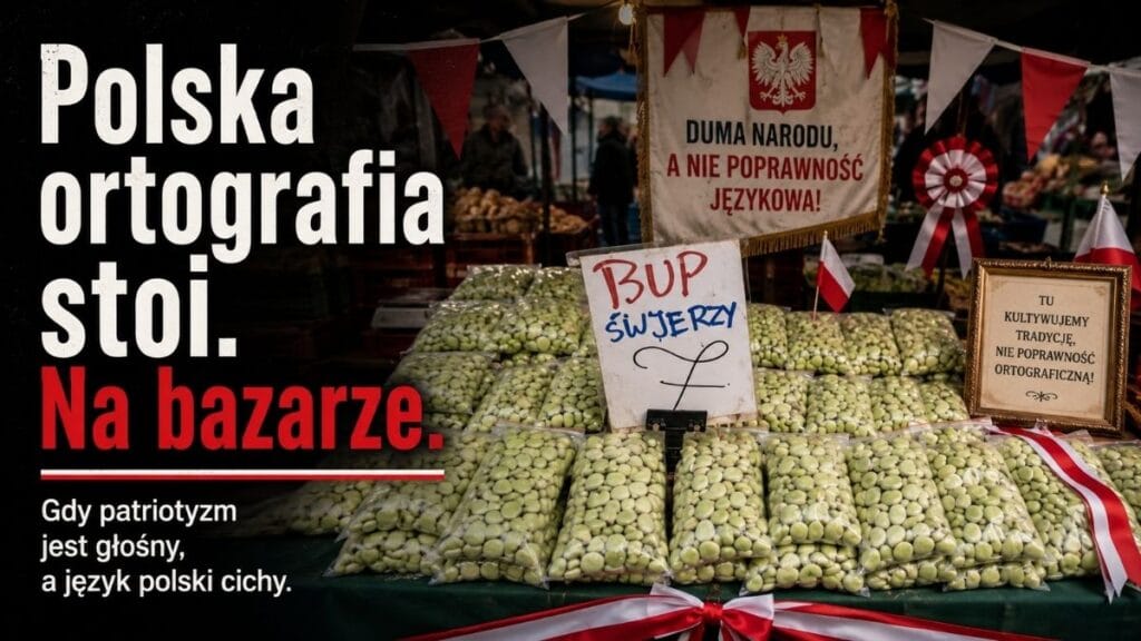 Polska ortografia stoi. Na bazarze